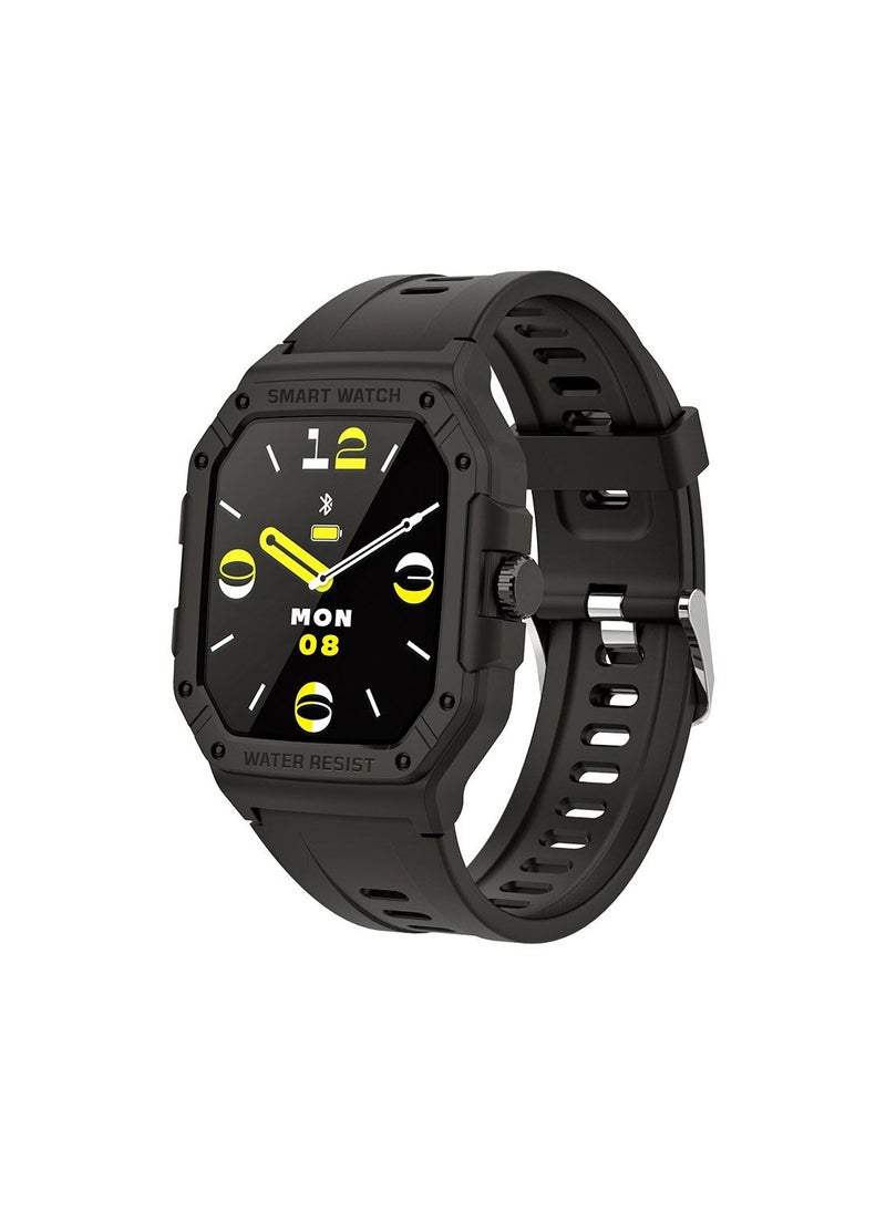 Moxedo Moxedo Junior SmartWatch 1.7” HD Screen for Girls/Boys with Cool 6 Watch Faces Sleep Mode 22 Sports Modes Alarm Clock Pedometer with Built-in Kids Games (Black)  - Image 1