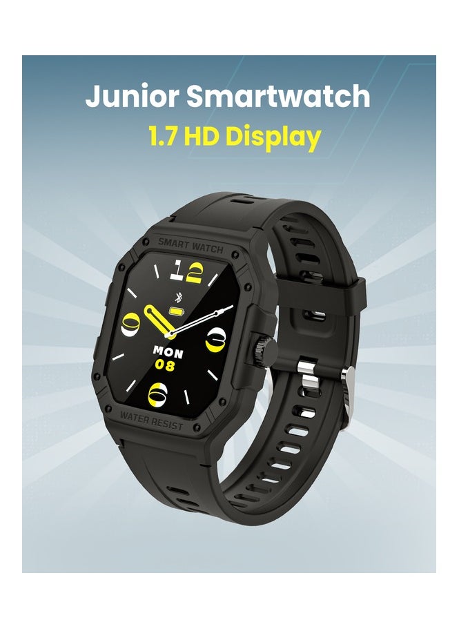 Moxedo Moxedo Junior SmartWatch 1.7” HD Screen for Girls/Boys with Cool 6 Watch Faces Sleep Mode 22 Sports Modes Alarm Clock Pedometer with Built-in Kids Games (Black)  - Image 5