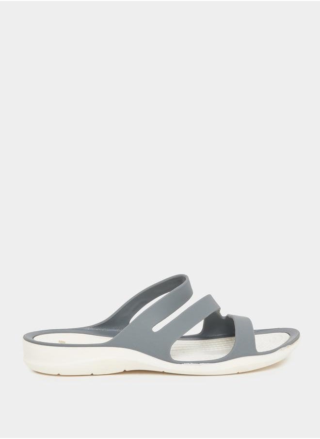 Styli Strappy Plain Slides  - Image 1