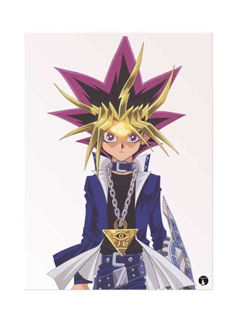 RKN Anime Yu Gi Oh Metal Plate Poster Multicolour 15x20centimeter
