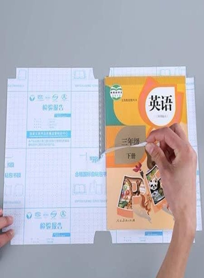 ZSIGNS Transparent Paper Sticker Book Cover Film Clear Matte | Textbook Protective Case Cover Can Be Cut Self-Adhesive | Craft,Waterproof, School, A4 Book Cover (PACK 20PCS) - Image 3