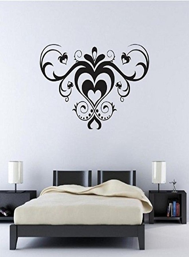 Sticker Studio Heart Design Wall Sticker (PVC Vinyl,Size -58 cm x 35 cm) - Image 1