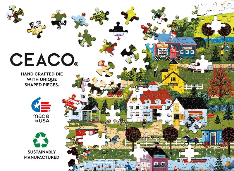 سيكو Ceaco - Jane Wooster Scott - On the Summer Wind - 2000 قطعة Jigsaw Puzzle - Image 5