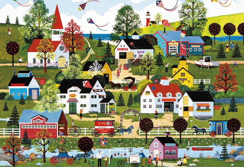 سيكو Ceaco - Jane Wooster Scott - On the Summer Wind - 2000 قطعة Jigsaw Puzzle - Image 1