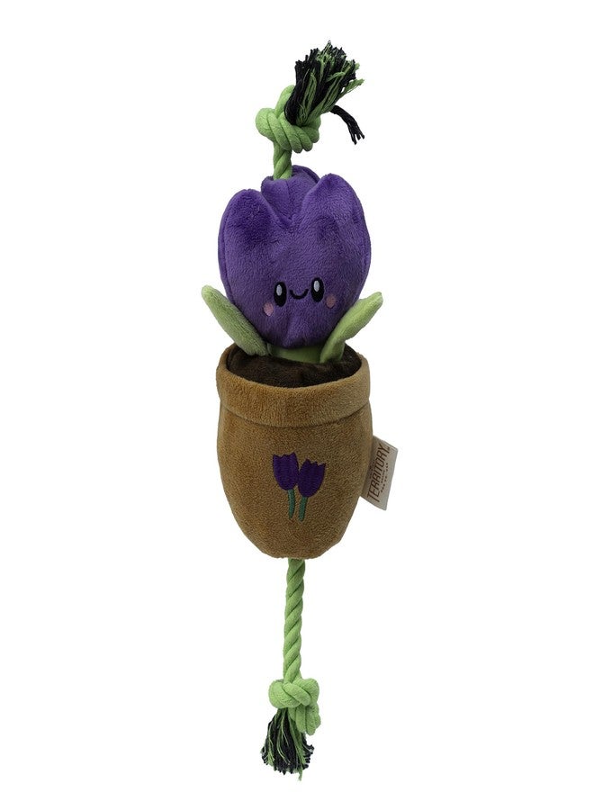 Territory Garden Treat-and-Tug Dog Toy - Interactive Hide-and-Treat Toy with Pockets for Kibble & Treats - Squeaker, Crinkle Sounds, and Tug Play - Image 1