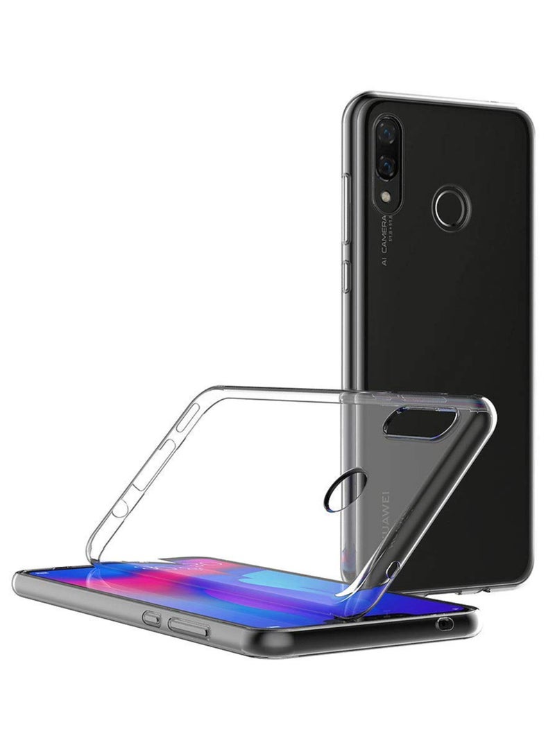 مايجين حافظة لهاتف هواوي بي سمارت بلس وهواوي نوفا 3I مقاس 6.3 بوصة غطاء خلفي شفاف من مطاط البولي يوريثان الناعم - Image 4