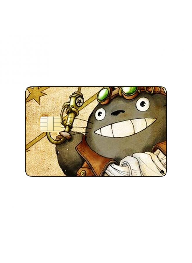 RKN PRINTED BANK CARD STICKER My Neighbor Totoro Anime - Image 1