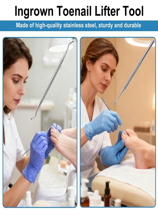 مجموعة علاج الأظافر الغائرة (30+2)، تتضمن 30 شريطًا لتصحيح الأظافر الغائرة، وأداة تقويم الأظافر الغائرة، ولصقة تصحيح الأظافر، بالإضافة إلى قطعتين لرفع الأظافر الغائرة وبردها. - Image 4