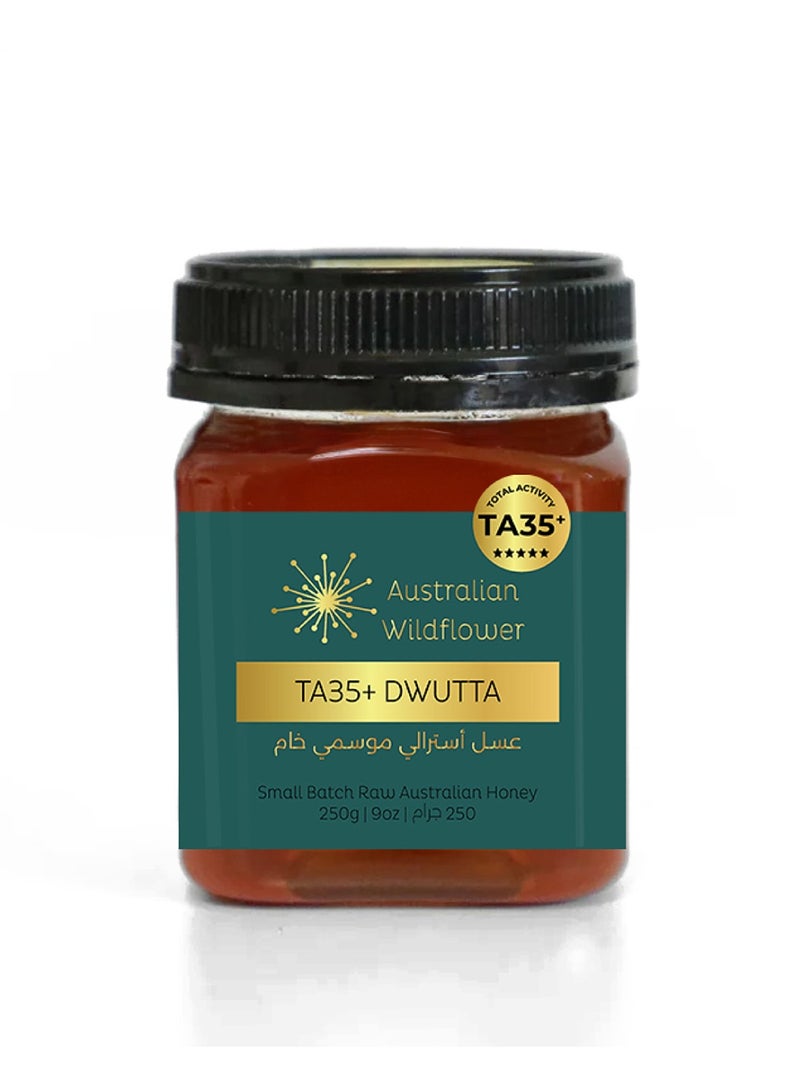 Australian Wildflower TA35+ Dwutta (Blackbutt) Raw Honey 250g (MGO 2001+ equiv) - Glyphosate Free, Antioxidant, Medicinal, Single Origin - Image 1