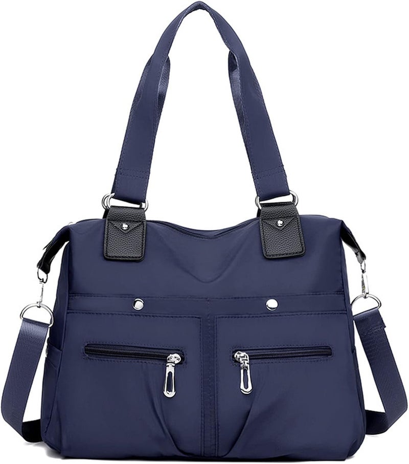 comfrt 2023 Large Capacity Waterproof Multi Pocket Nylon Shoulder Bag - Womens Tote Bag for Tablet Computer, Sunglass - Image 1