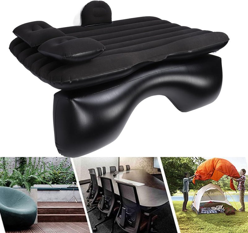 Car Air Mattress with 2 Pillows SUV Air Mattress for SUVs Trucks (Black) - Image 3