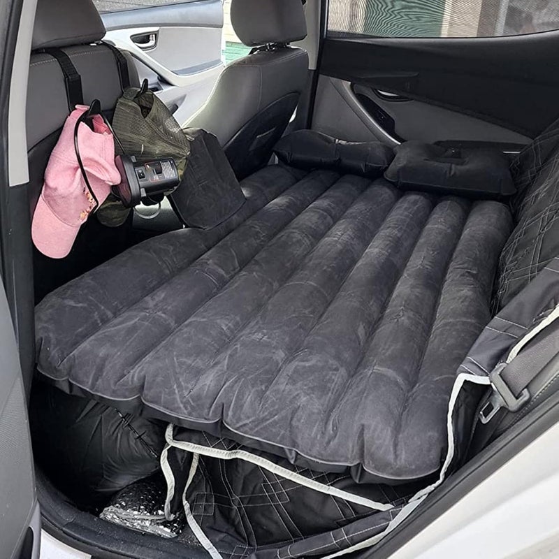 Car Air Mattress with 2 Pillows SUV Air Mattress for SUVs Trucks (Black) - Image 4