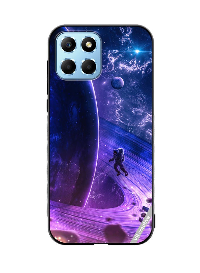 VR CREATIVE Protective Case Cover For Honor X8 5G Galaxy Space Digital Design Multicolour - Image 1