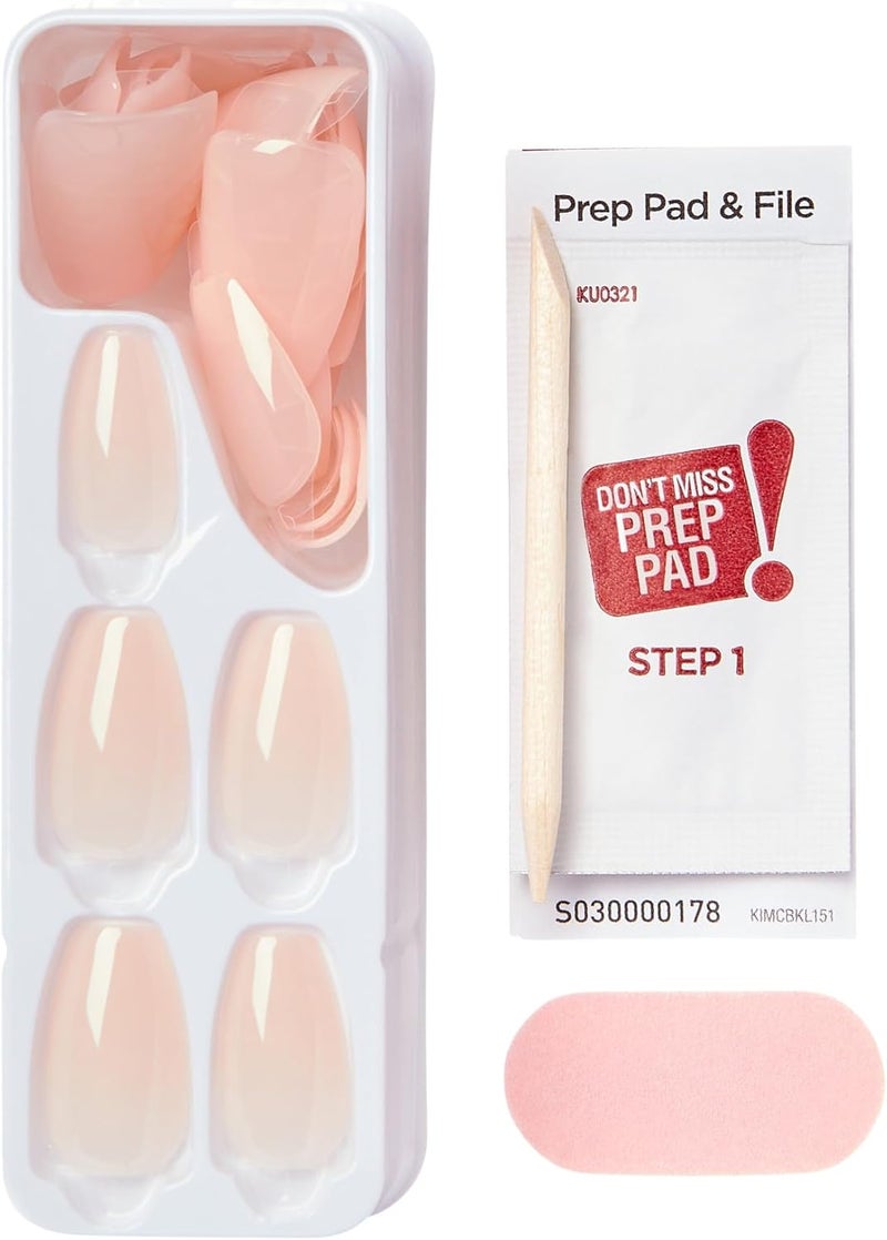 Impress KISS Color Press-On Nails Polish-Free Manicure Set, ‘Serendipity’, 30 Chip-Proof, Smudge-Proof Fake Nails - Image 3