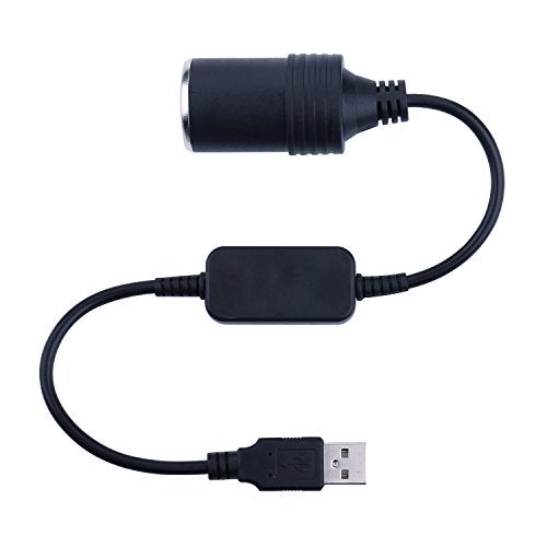iGreely USB Cigarette Lighter Adapter - iGreely USB A Male to 12V Car Cigarette Lighter Socket Female Cable Converter 1Ft/30cm - Image 4