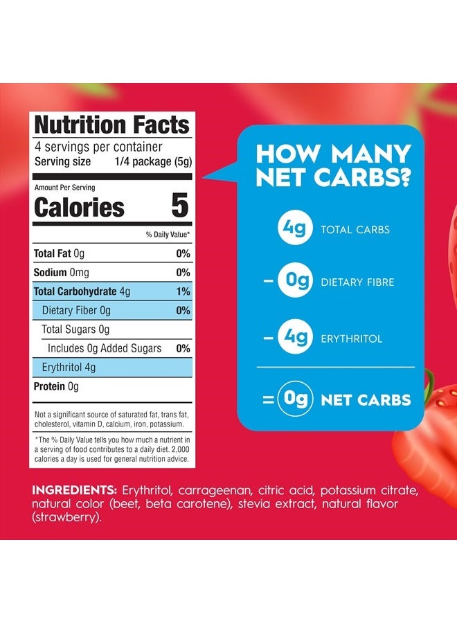 Simply Delish Plant Based Natural Strawberry Jel Dessert – 6 Pack – Zero Sugar, 0g Net Carbs, Gluten Free, Vegan, Diabetic & Allergen Free - Image 4