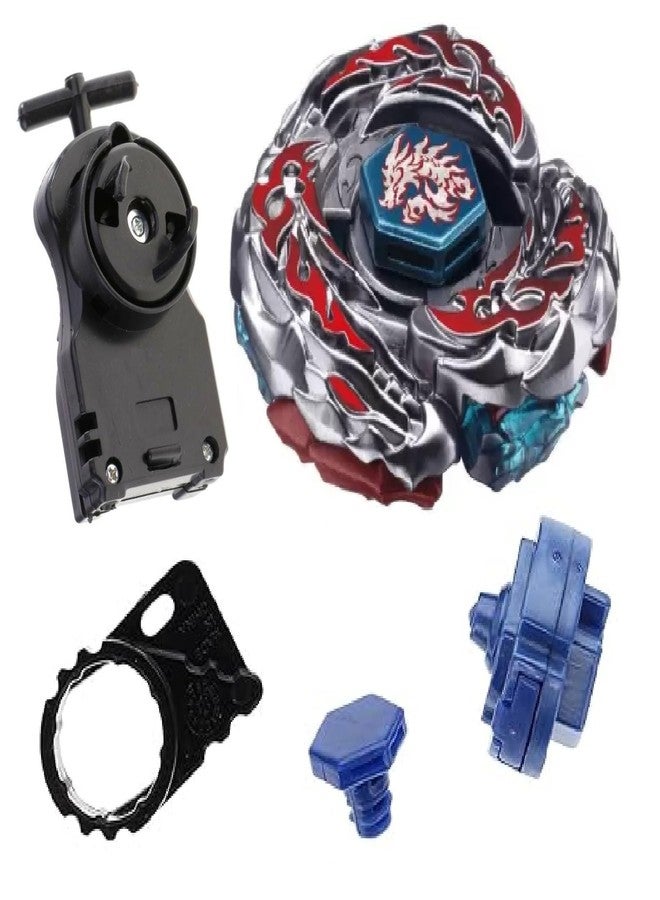 Funstars L-Dbego Destroy F:S Metal Fusion Spinning Top with String Launcher - Durable Aluminium Alloy Build, Exciting Battle Dynamics, Easy Setup (Gray)(BB108) - Image 2