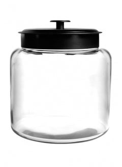 Anchor Hocking 1.5 Gallon Montana Glass Jar with Lid (pack of 1, black metal, dishwasher safe) - pzsku/Z37DD7F709604D7D92ED9Z/45/_/1728458581/d196d272-282b-460f-85f2-a10b5dacb541