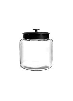 Anchor Hocking 1.5 Gallon Montana Glass Jar with Lid (pack of 1, black metal, dishwasher safe) - pzsku/Z37DD7F709604D7D92ED9Z/45/_/1728458817/3e587fac-3a5d-43c4-aa6b-5ae3ef992084