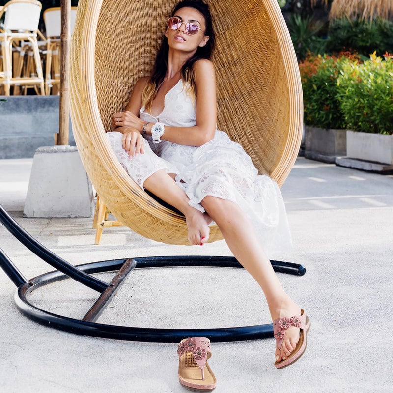 FUDYNMALC Sandals for Women Wedge Shoes: Summer All-Day Comfort Flip Flops 2026 Dressy Platform Footwear for Casual Walking - Image 2