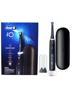 Oral-B Oral B iO5 Series 5N Electric Rechargeable Toothbrush, Built with AI, Optimal Pressure Control, LED Interface, Bluetooth Connectivity, 5 Personalized Brush Modes – Black  - Image 1