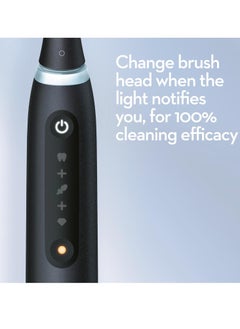 Oral-B Oral B iO5 Series 5N Electric Rechargeable Toothbrush, Built with AI, Optimal Pressure Control, LED Interface, Bluetooth Connectivity, 5 Personalized Brush Modes – Black  - Image 5