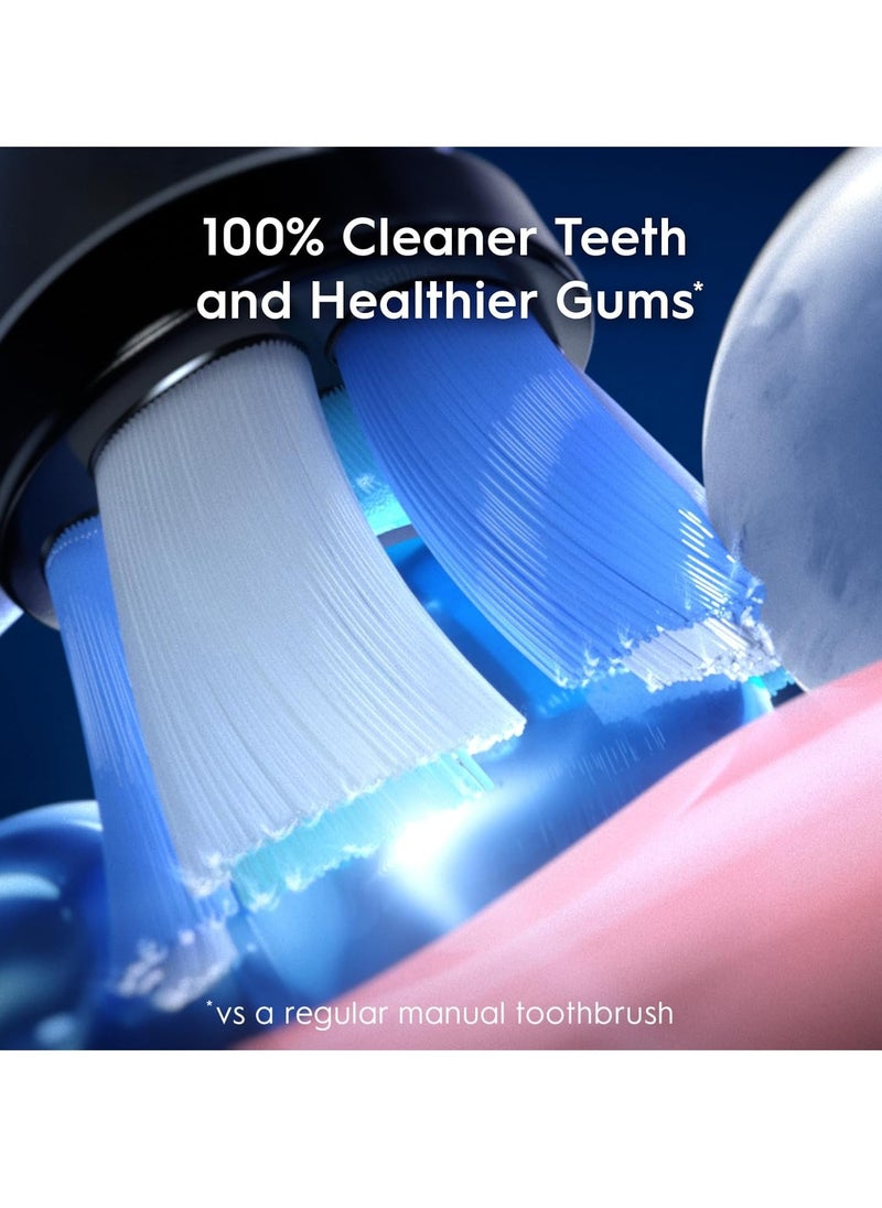 Oral B iO5 Series 5N Electric Rechargeable Toothbrush, Built with AI, Optimal Pressure Control, LED Interface, Bluetooth Connectivity, 5 Personalized Brush Modes – Black