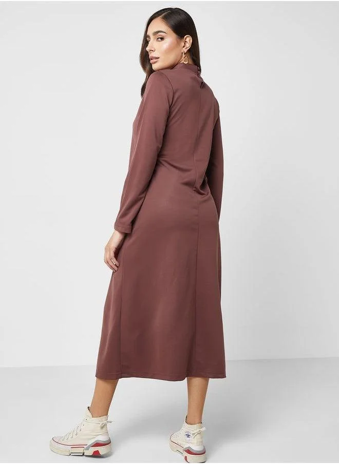 Refka by modanisa Long Sleeve Dress