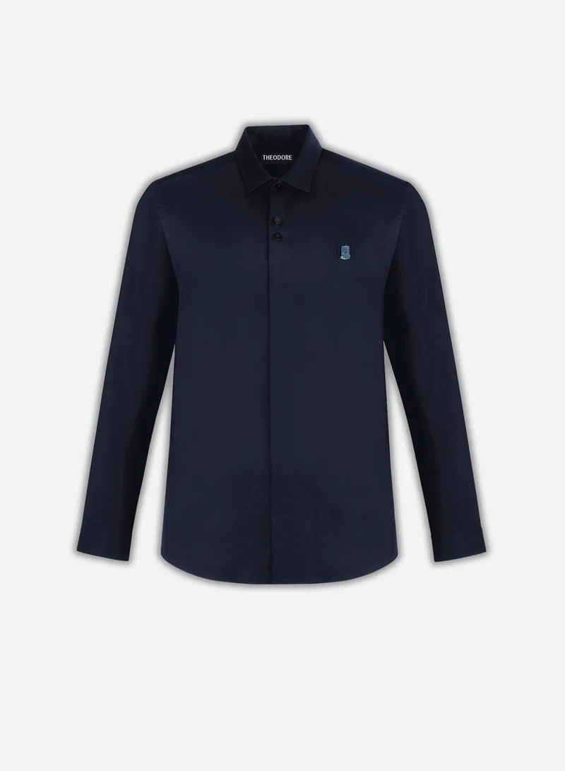 Theodore The Navy Blue Shirt