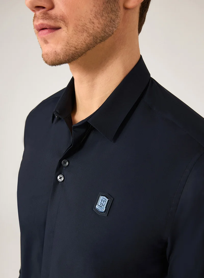 Theodore The Navy Blue Shirt