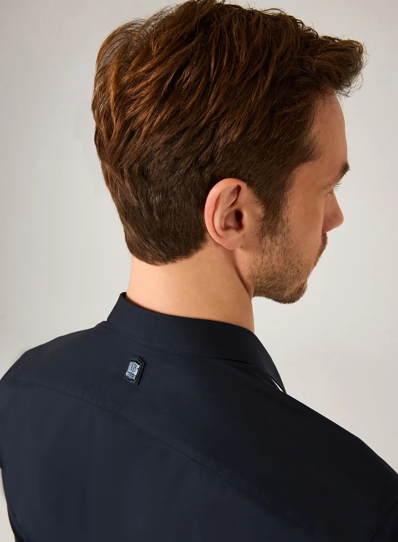 Theodore The Navy Blue Shirt