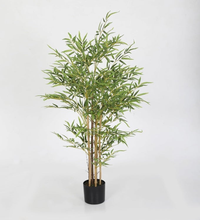 ARTIFICIAL BAMBOO PLANTS 51 TALL BAMBOO IN POT PLANT FOR INDOOR OUTDOOR MODERN DECOR HOME OFFICE PERFECT HOUSEWARMING GIFT PACK