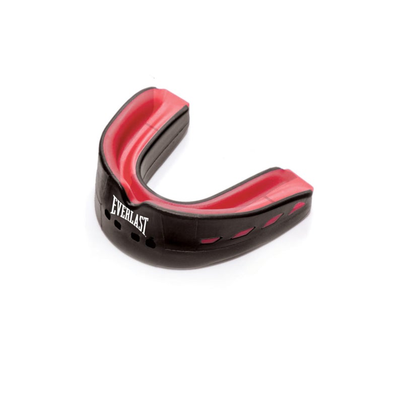 Everlast Evershield Double Mouthguard, Red, One Size Fits Most