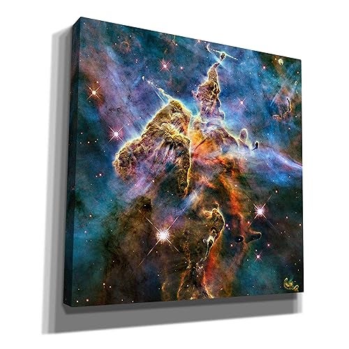 Epic Graffiti 'Mystic Mountain' Hubble Space Telescope Canvas Wall Art, 12" x 12" - Image 2