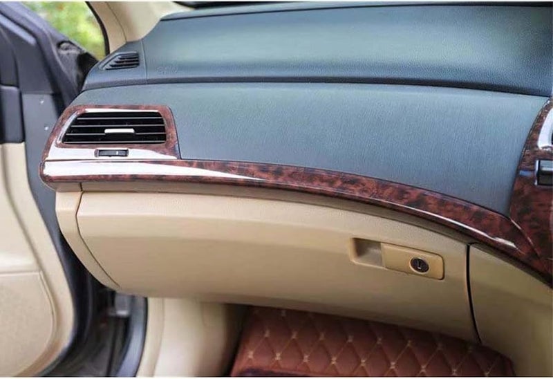Wood Color Dashboard Trim Strips For Honda Accord 8th Gen 2008 2013 Right Hand Drive - Image 3