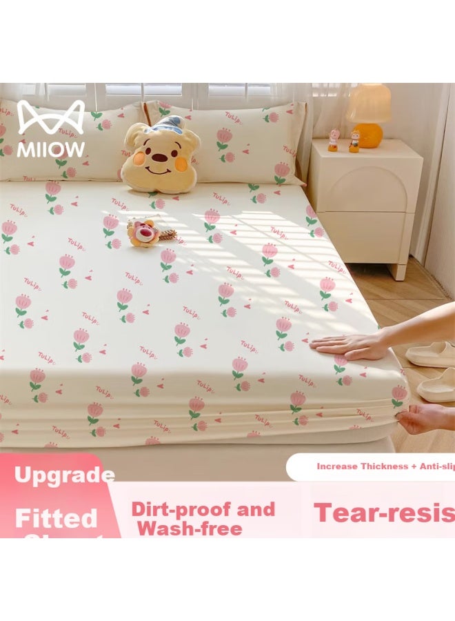 MIIOW Miiow Disposable Four-piece Bedding Set (fitted Sheet, Pillowcase, Duvet Cover) Hotel Bedding Thickened Dirt-resistant Wash-free Travel Business Trip - Image 1