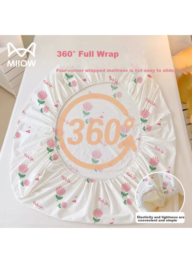 MIIOW Miiow Disposable Four-piece Bedding Set (fitted Sheet, Pillowcase, Duvet Cover) Hotel Bedding Thickened Dirt-resistant Wash-free Travel Business Trip - Image 2