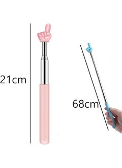 erorex 4 Pieces Telescoping Pointer Telescopic Teachers Pointer Mini Collapsible Classroom Hand Pointers For Elementary School Kindergarten Teacher Supplies  - Image 2