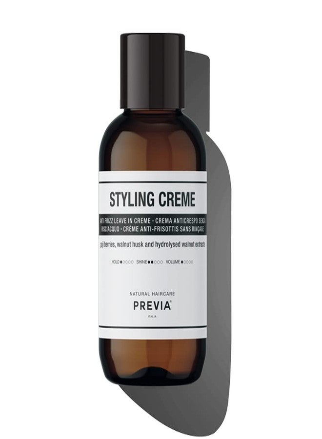 PREVIA Anti Frizz Leave-In Creme - Hydrating Styling Cream for Frizzy Hair with Apricot Extract - Detangles & Preps Hair for All Hair Types - Vegan Paraben Free Moisturizing Frizz Control 3.38 oz - Image 1