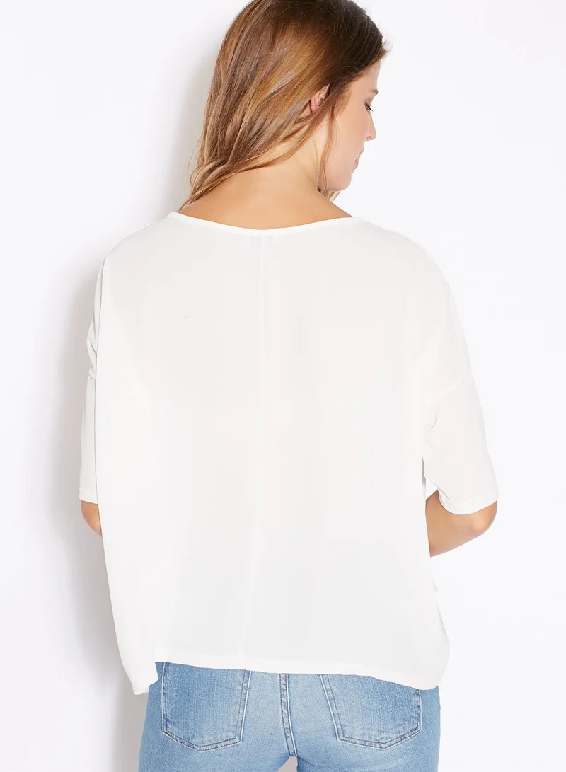 ELLA Lace Hem Top