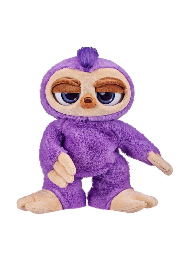Pets Alive Fifi the Flossing Sloth Purple - 11" Interactive Animal Dancing Robotic Plush Toy with 3 Songs, Floss Dance, Adorable Gift, Party Plush Toy Kids Ages 3+ - Image 2