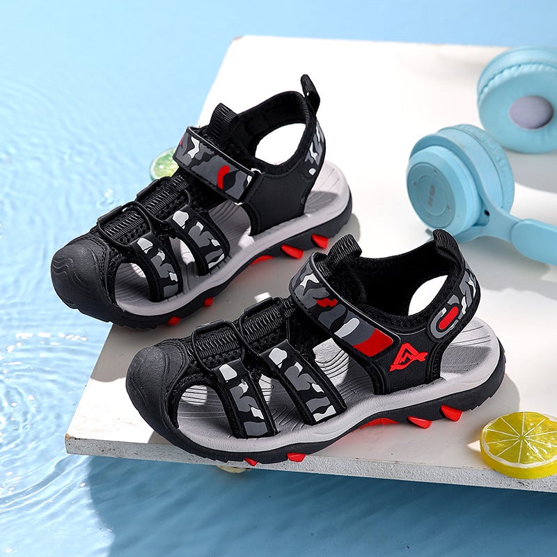 Boys And Girls Shoes New Summer Children'S Mesh Breathable Mesh Shoes For Middle And Large Children Running Lightweight Sports Shoes - Image 3