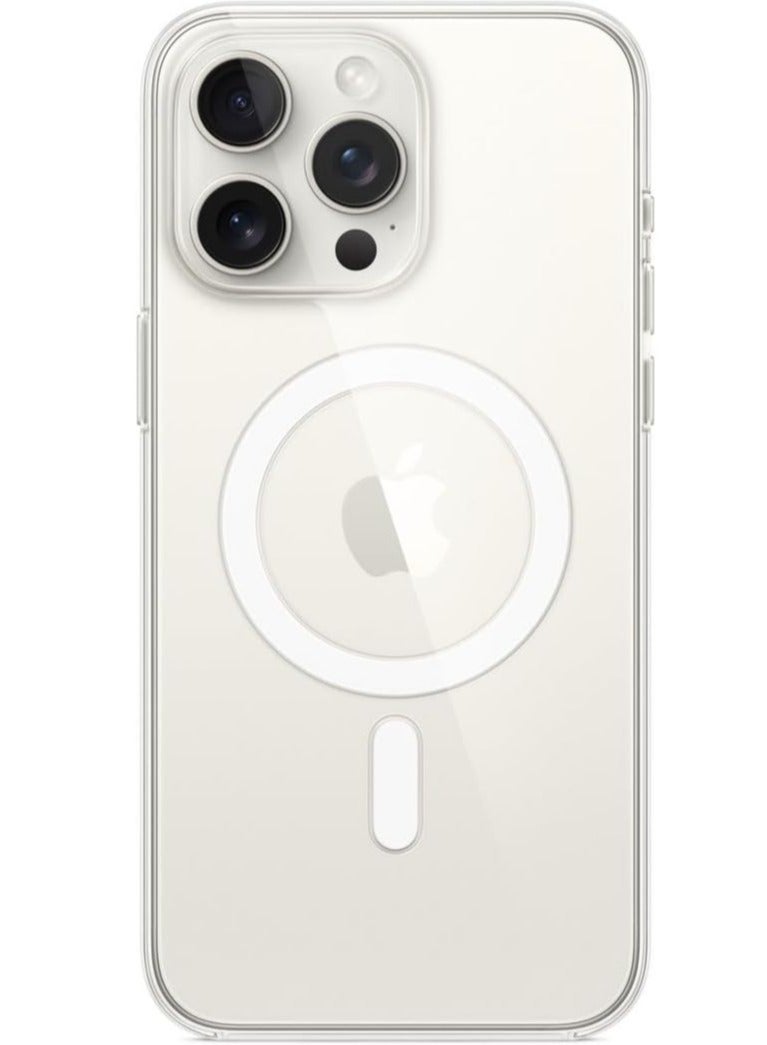 Iphone 15 Pro Max Clear Case Magsafe Compatible Shockproof - Image 1