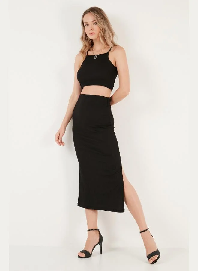 ليلا طقم ليلا ضيق بحمالات مع فتحة للنساء