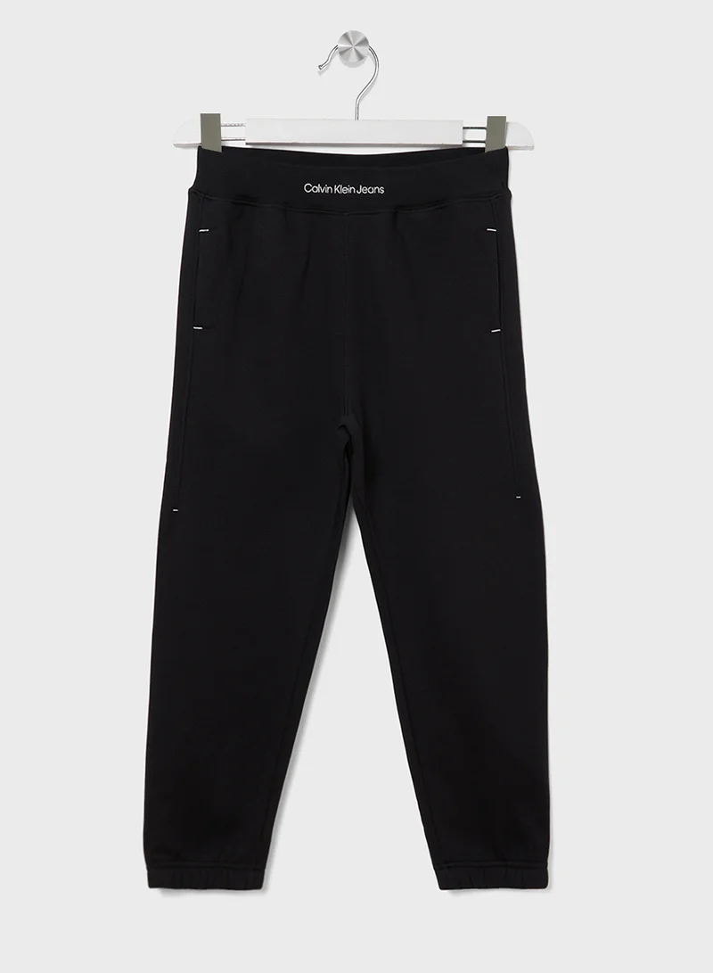 Calvin Klein Jeans WAISTBAND EMB. FLEECE JOGGER