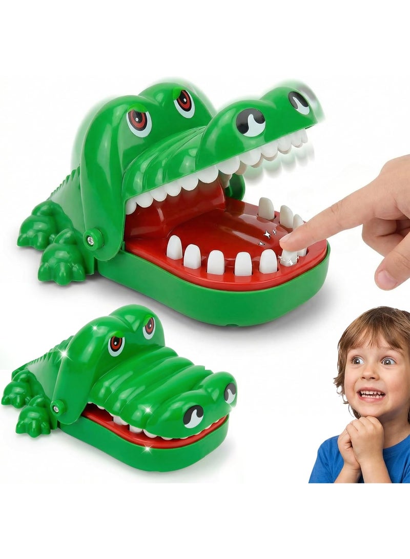 ARGT Crocodile Dentist Bite Finger Game - Fun Family Board Game for Kids Ages 4+ - Suspenseful Party Game Toy - Travel Friendly - Eid Birthday Gift - Image 1