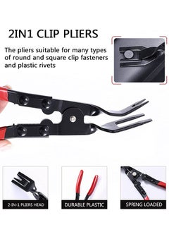HAWAWA 19Pcs Trim Removal Tools Clip Pliers Car Panel Door Audio Trim Removal Tool Kit, Auto Clip Pliers Fastener Remover Pry Tool Kit Set with Storage Bag  - Image 5