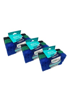 CEPILLO 3 Pieces set of Heavy Duty XL Scrub Pads: Ultimate Cleaning Power for Dishes, Kitchen, and More  - Image 1