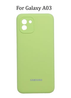 Galaxy Design Silicone Protective Cover for Samsung Galaxy A03 Slim Stylish Case with Inside Microfiber Lining  - Image 1