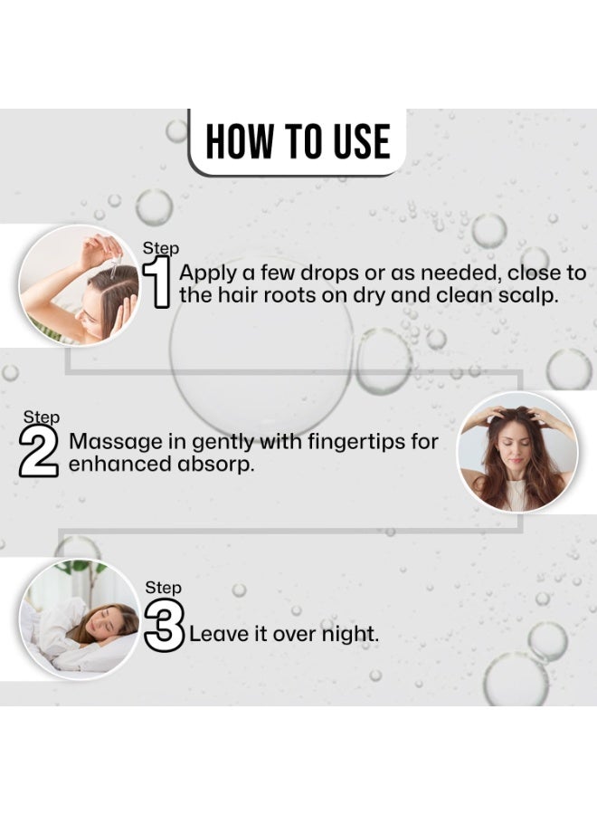 KAZIMA Advanced Hair Growth Serum | 3% Redensyl, 4% Anagain, 2% Procapil, 2% Lindera Strychnifolia, Rosemary & Black Rice Extract | Hair Growth & Hair Fall Control Serum | Boosts Hair Density | 30 ml - Image 4